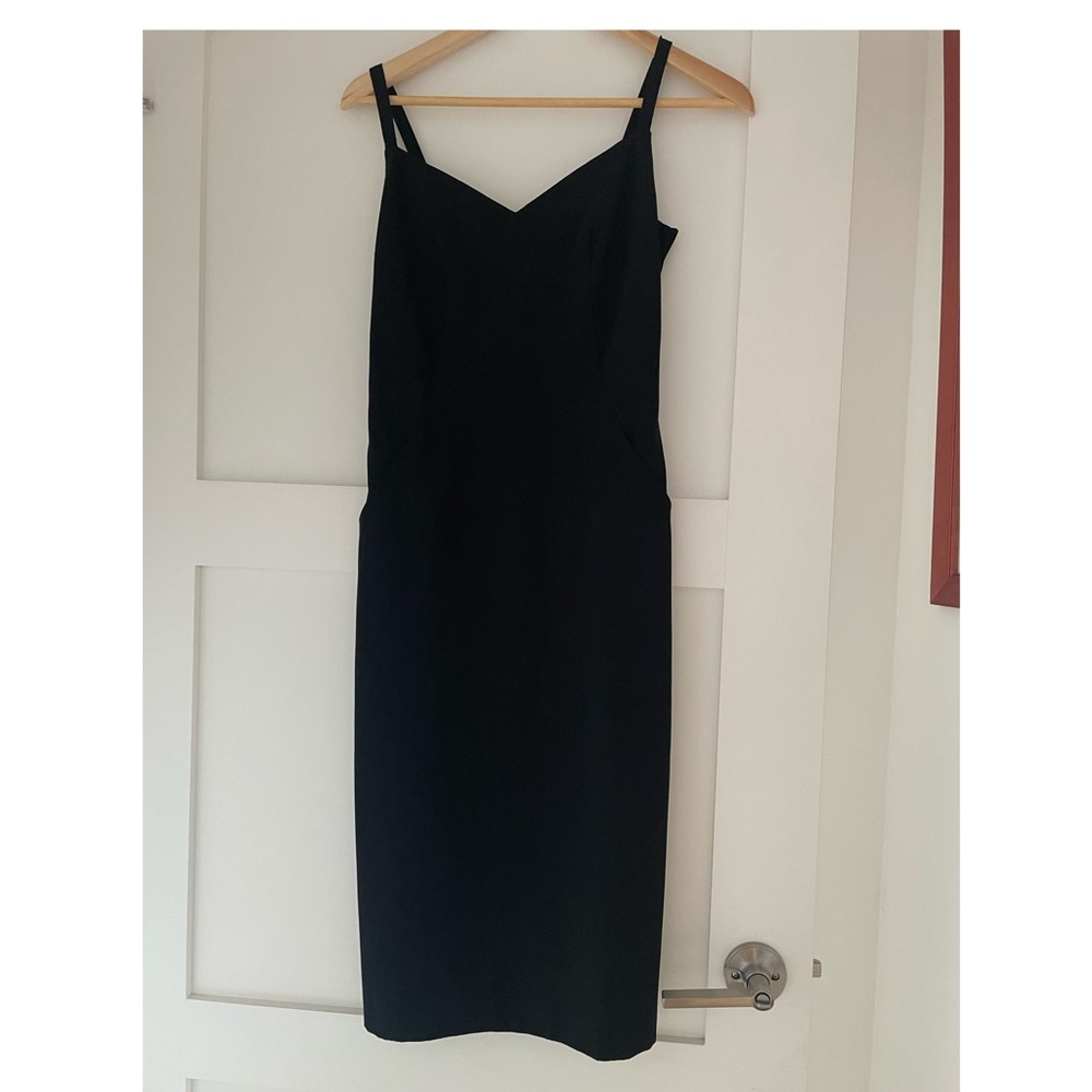 Little Black Dress by BCBG tailored and gorgeous.